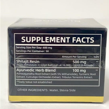 Pure Himalayan Shilajit Gummies Withashwagandha, Gokshura Other Herbs L Noadded Sugar L 60 Chewables Edible Supplement