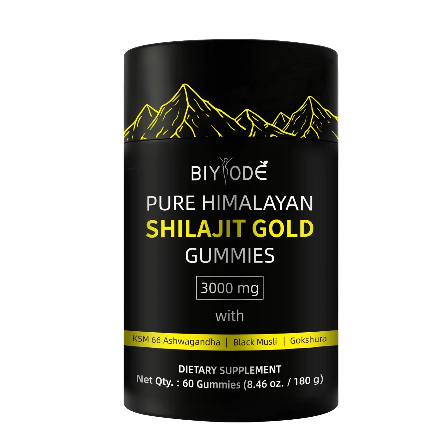 Pure Shilajit Gummies Gold for Men & Women 3000mg Himalayan