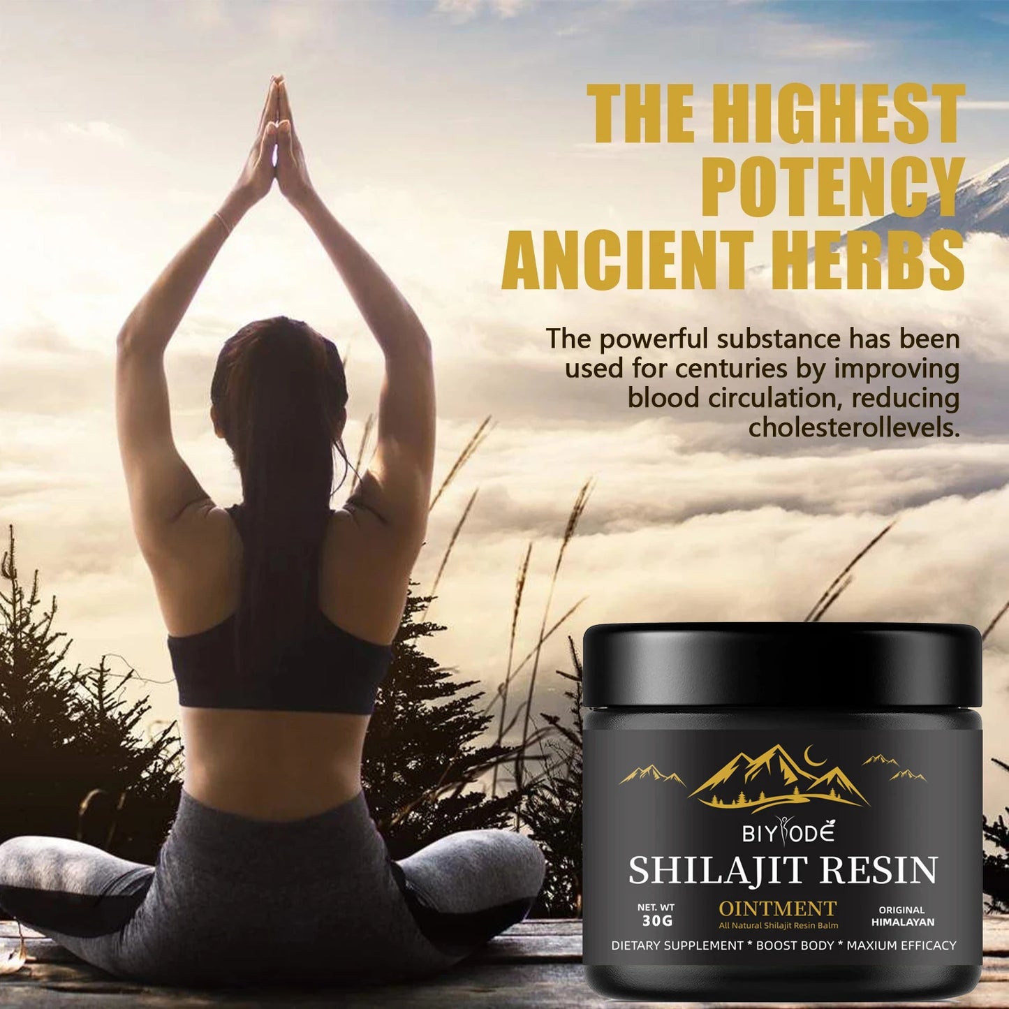 Pure Himalayan Shilajit Resin 30g - Gold Grade Natural Shilajit With Fulvic Acid 85+ Trace Minerals For For Men & Women